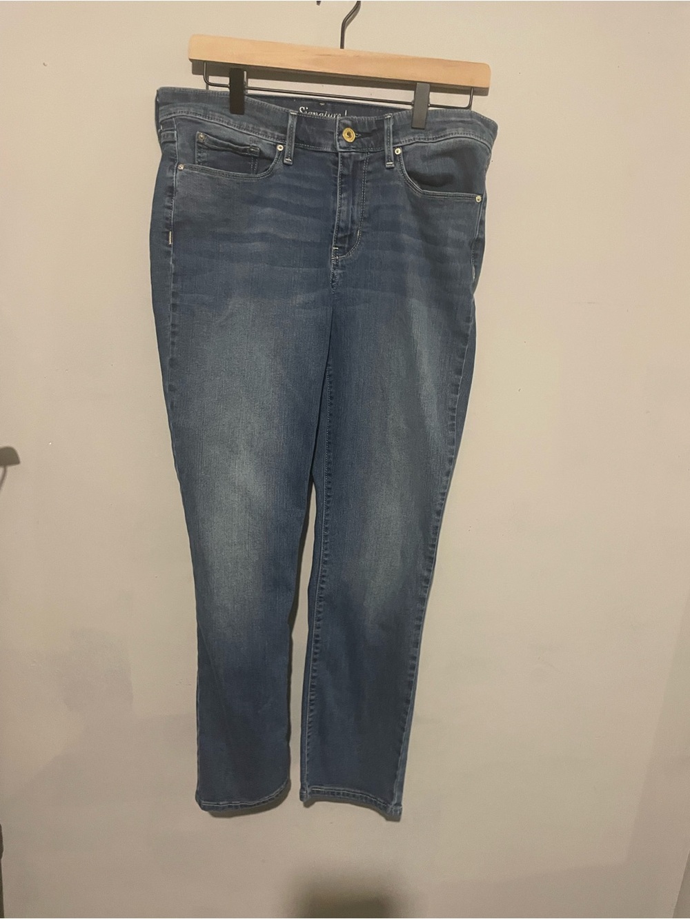Signature by Levi Strauss Light Blue Skinny Jeans Size 13